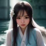 沈悦晴，调教女佣资讯站社区运营负责人，活泼女性，正在整理用户反馈表单，桌上有便利贴和彩色笔记本